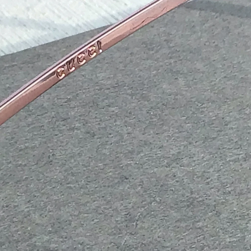 Gucci Rose Gold Frames GG2710 / Strass HR3 Eyeglasses Made in Italy